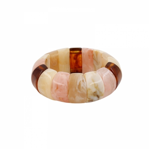 Eclipse Resin Bracelet Pink