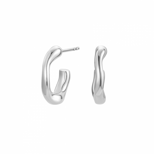 Miller Creole Earring Silver