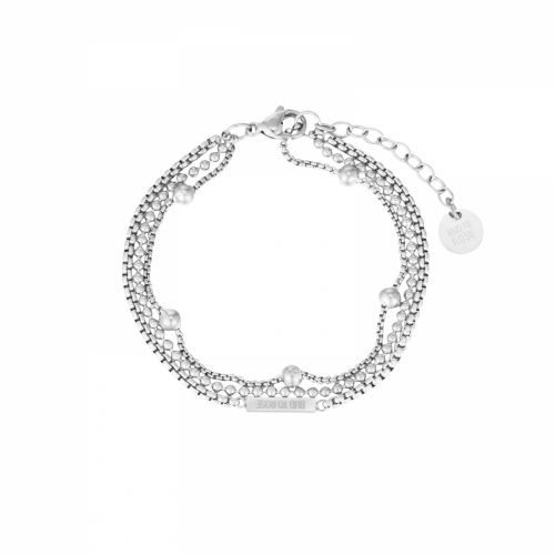 Sacramento 3-Row Bracelet Silver