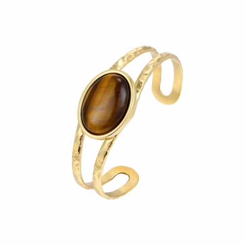 Retro Bangle Brown/Gold