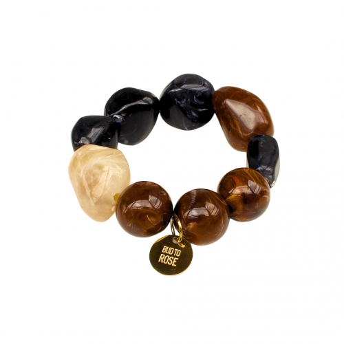 Molto Resin Bracelet Mix Black