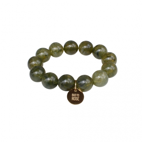 Velvet Resin Bracelet Green