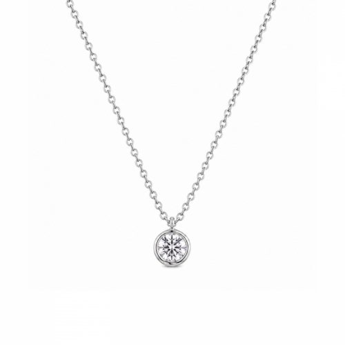 Bash Necklace Clear/Silver