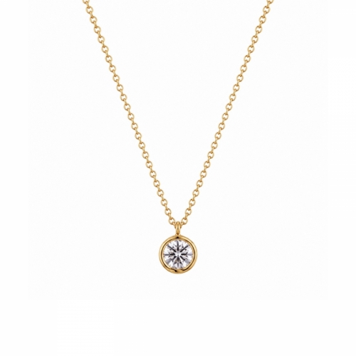 Bash Necklace Clear/Gold
