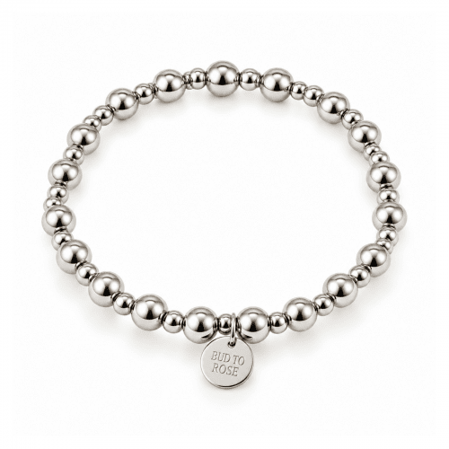 Brea Elastic Small Bracelet Silver
