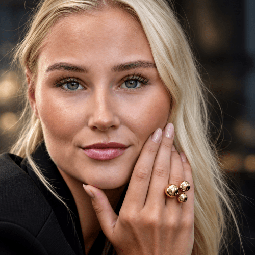 Brea Large Ring Gold