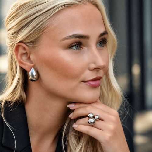 Brea Large Ring Silver