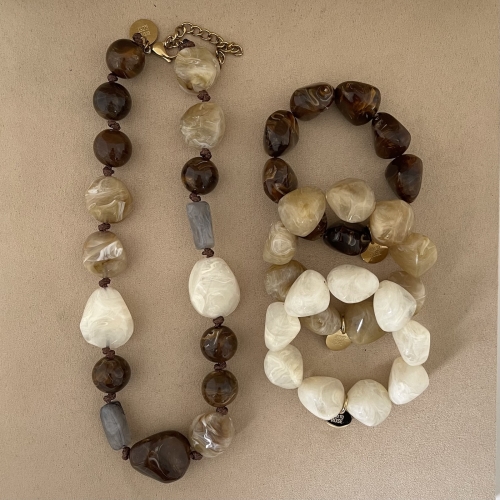 Vibe Resin Bracelet Brown