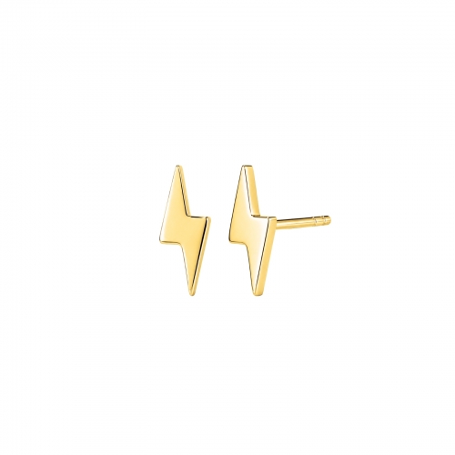 Flash Stud Earring Gold