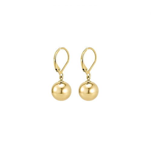 Globe Hook 10mm Earring Gold