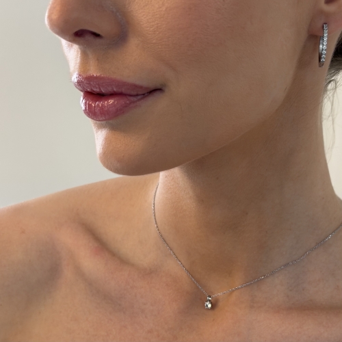 Ice Short Necklace Steel