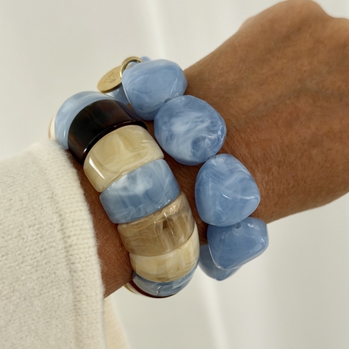Vibe Resin Bracelet Blue