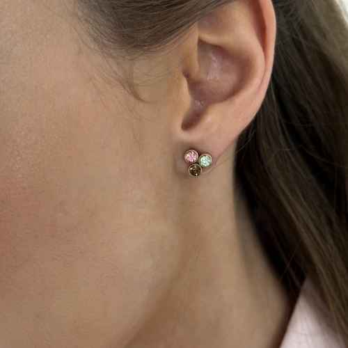 Lima Trio Earring Mix/Gold