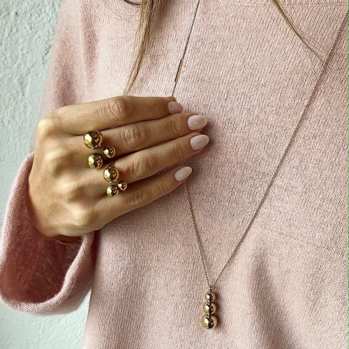 Brea Small Ring Gold