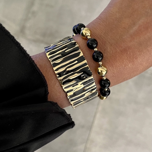 Kelly Bracelet Black/Gold