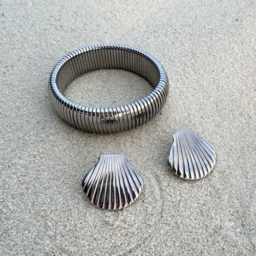 Zoe Large Bracelet Silver