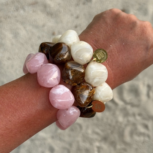 Vibe Resin Bracelet Brown