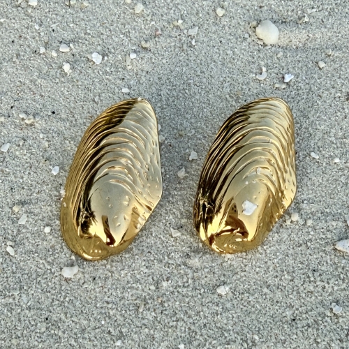 Seashell Earring Gold