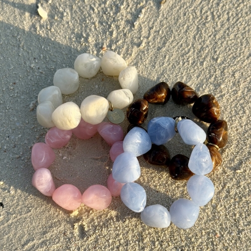 Vibe Resin Bracelet Brown