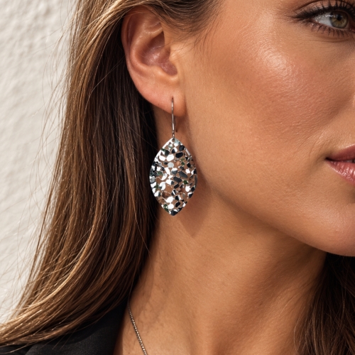 Leaf Small Earring Steel