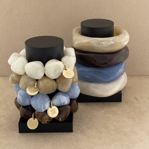 Gloss Resin Bracelet Blue