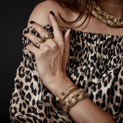 Mollie Arc Ring Gold