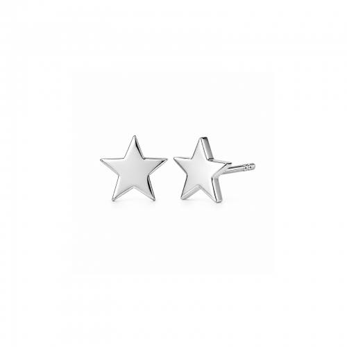 Star Stud Earring Silver
