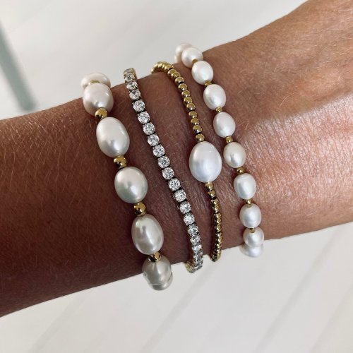 Stella Tennisbracelet 4mm Gold